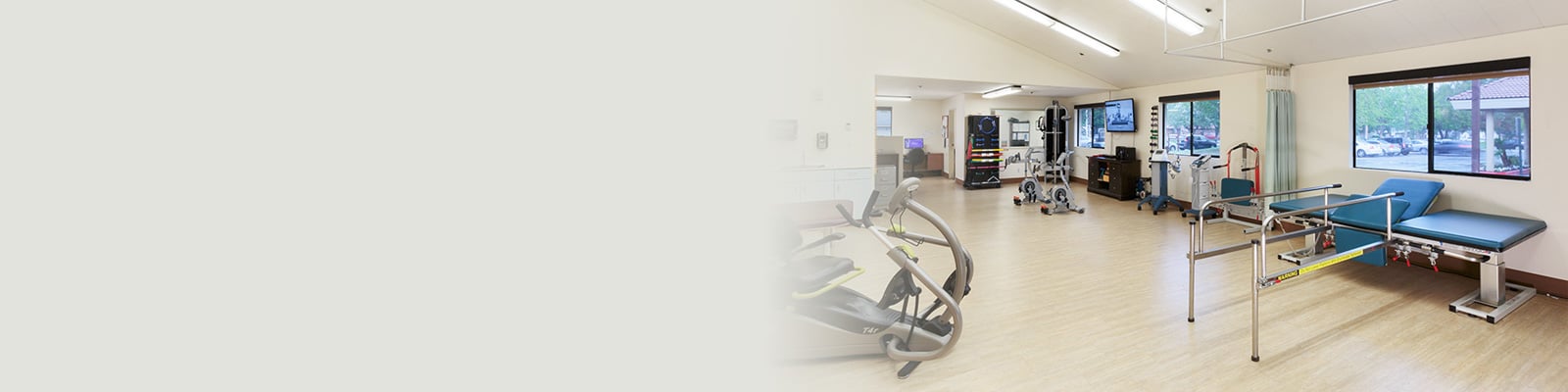 rehab gym at San Diego Post-Acute