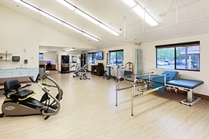 rehab gym at San Diego Post-Acute